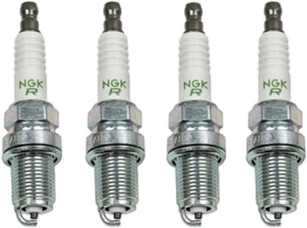 NGK DPR8EA-9 Spark Plugs, Set of 4 for Superior Ignition and Fuel Effi