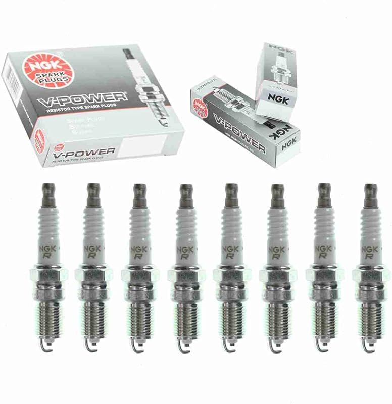 NGK V-Power Spark Plugs - 8 Pack for Lincoln Town Car 4.6L V8 (1991-20