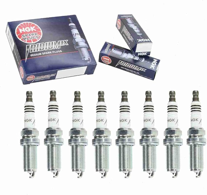 NGK Iridium IX Spark Plugs for Nissan Titan 5.6L V8 2004-2015 (8-Pack)