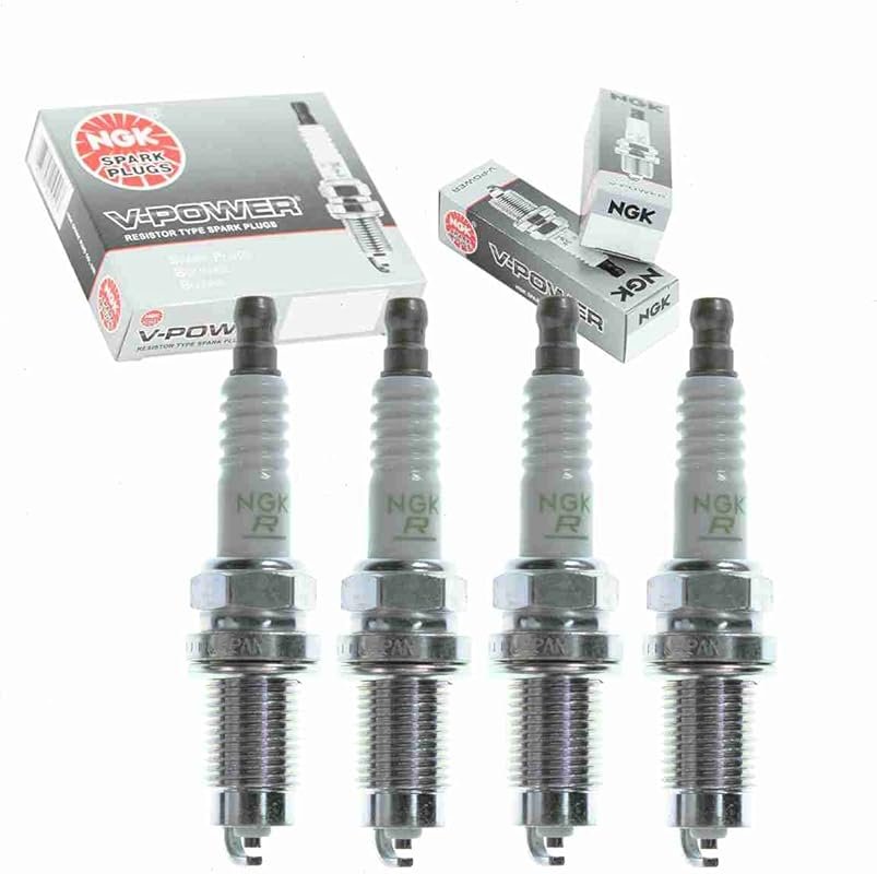 4-Pack NGK V-Power Spark Plugs for Nissan Pickup 2.4L L4 1995-1997