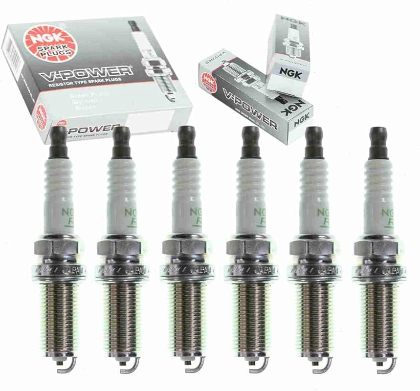 NGK V-Power Spark Plugs for Nissan 350Z 3.5L V6 2003-2006