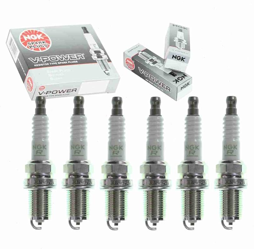 6-Piece NGK V-Power Spark Plugs for Lexus GS300 3.0L L6 (1993-2005)