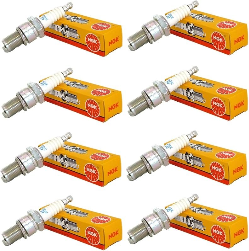 NGK V-Power Nickel Core Spark Plugs Set of 8 Standard Fit 0.040in UR5