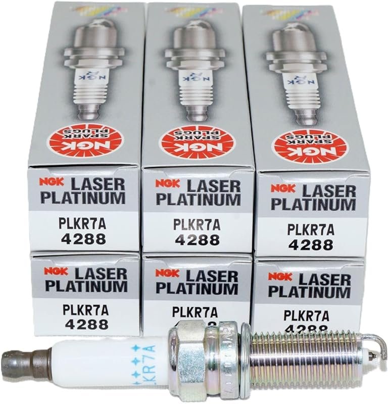 NGK Laser Platinum PLKR7A Spark Plugs for Mercedes-Benz, Dodge & Freig