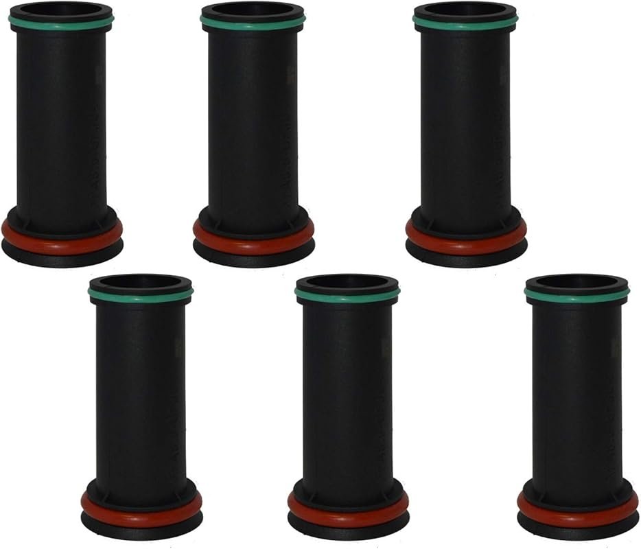 Spark Plug Tube w/O'rings Set of 6 for Porsche 911 996 & Boxster