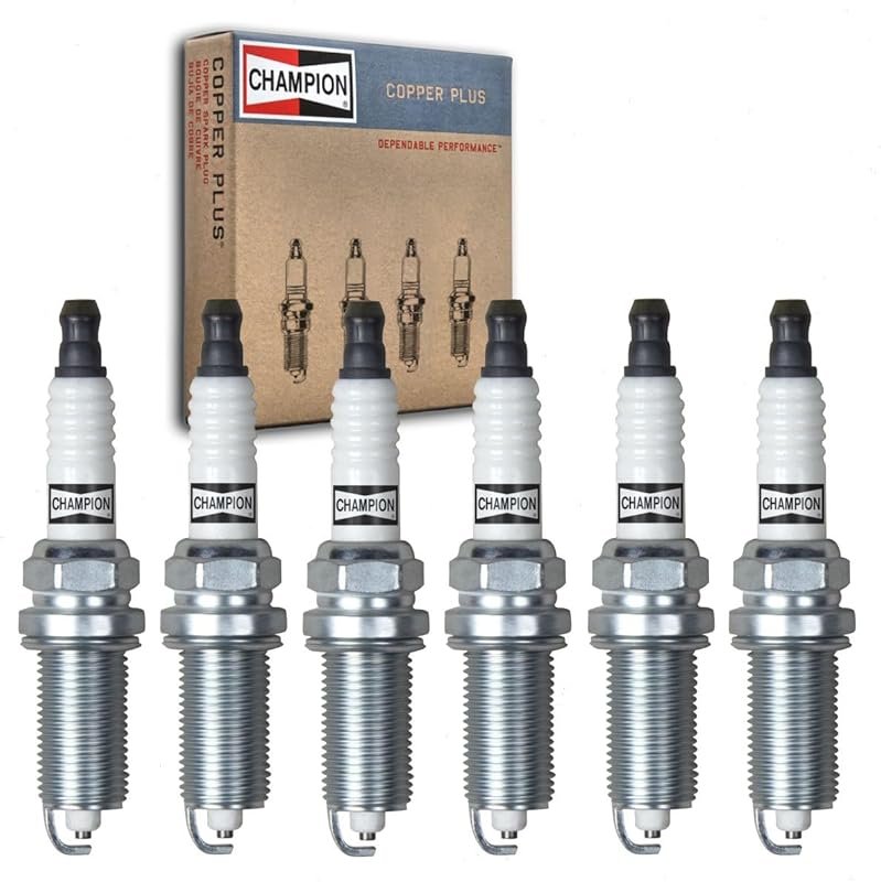6-Pack Champion Copper Plus Spark Plugs for Nissan Murano 3.5L V6 2003