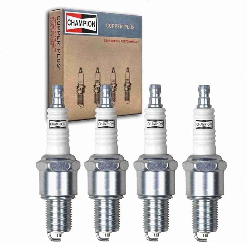 Champion Copper Plus Spark Plugs, 4-Pack, Compatible with MG MGB 1.8L 