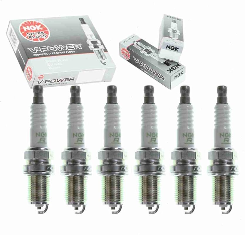 NGK V-Power Spark Plugs Compatible with Nissan Pathfinder 3.3L V6 1996