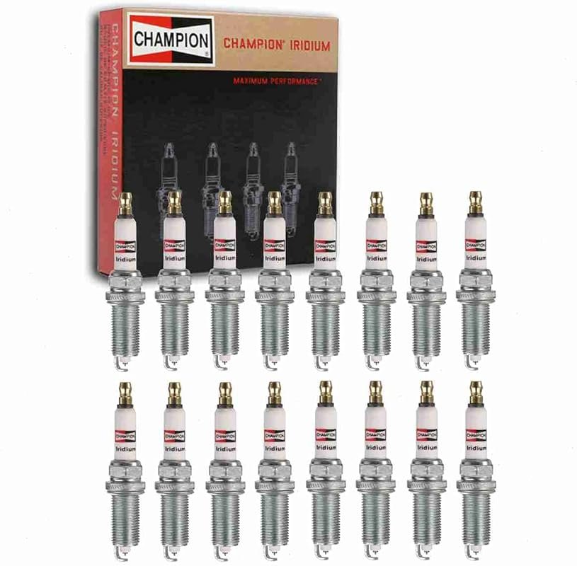 Champion Iridium Spark Plugs 16-Pack Compatible with Ram 1500 5.7L HEM