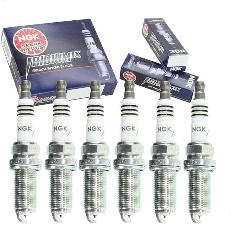 NGK Iridium IX Spark Plugs for Toyota Sienna 3.5L V6 2007-2016, 6-Pack