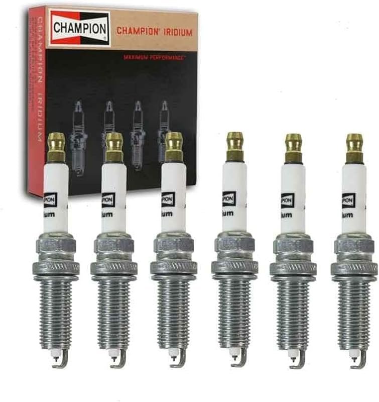 Champion Iridium Spark Plugs Compatible with Nissan Pathfinder 3.5L V6