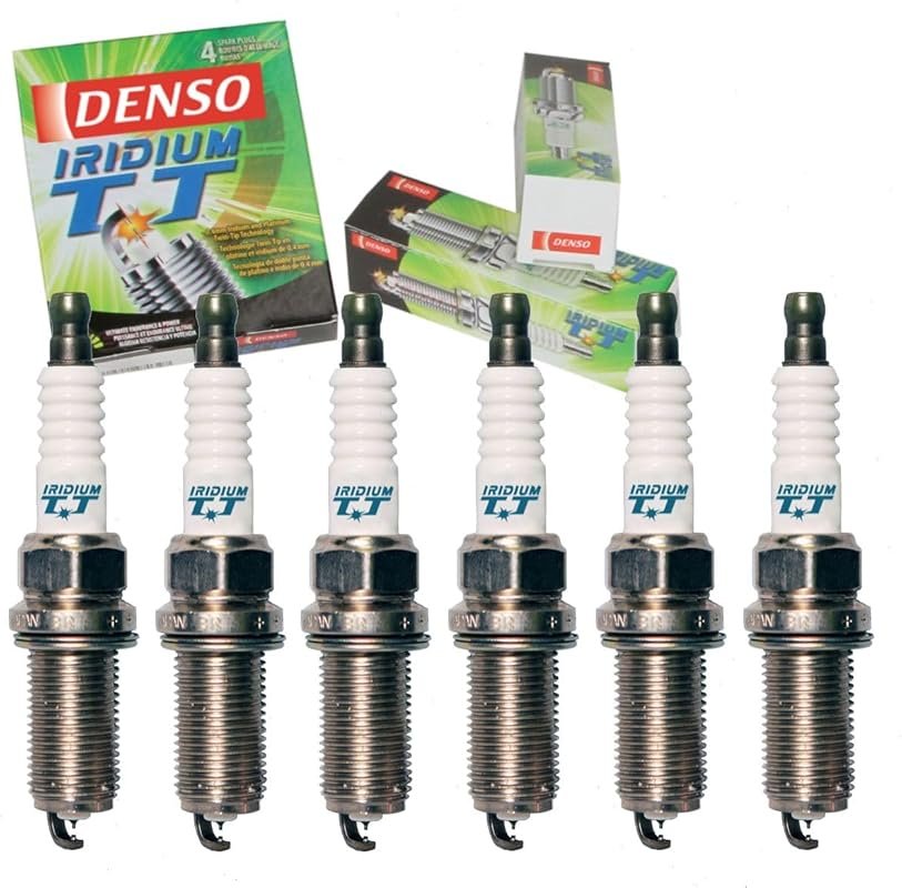 DENSO Iridium TT Spark Plugs for Toyota Sienna 3.5L V6 2007-2016, 6-Pa