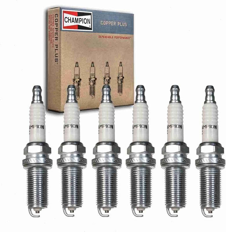 6 pc Champion Copper Plus Spark Plugs for Volvo XC90 3.2L L6 2007-2014