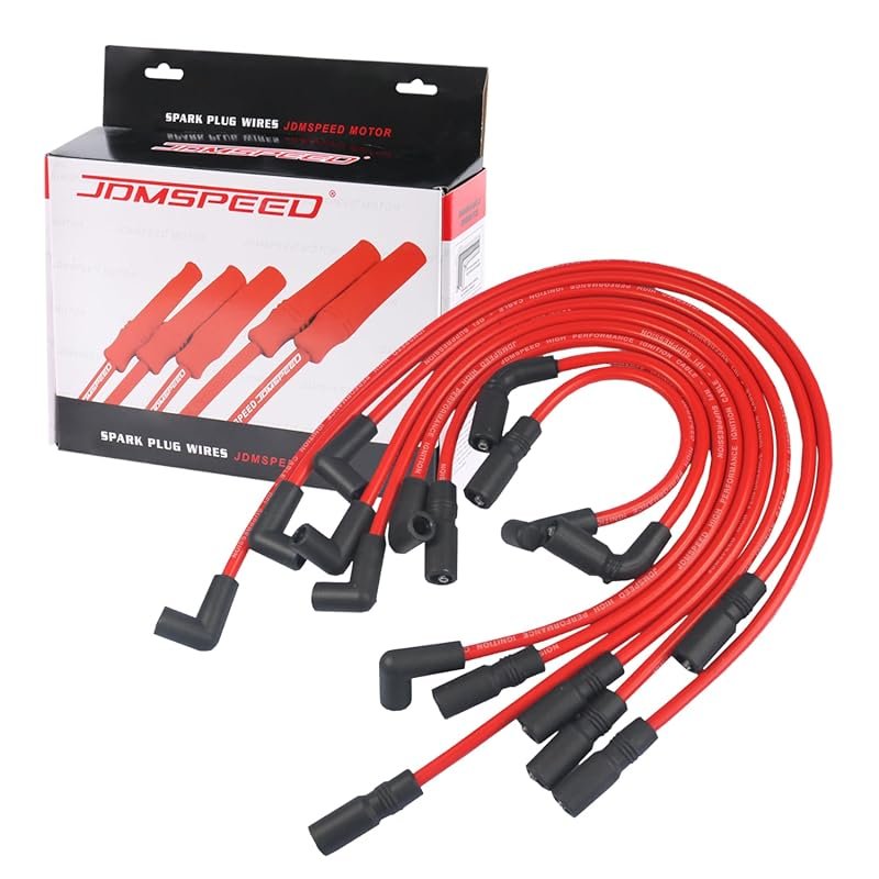 JDMSPEED 10.5mm Spark Plug Wires Replacement for GMC Vortec V6 4.3L 19