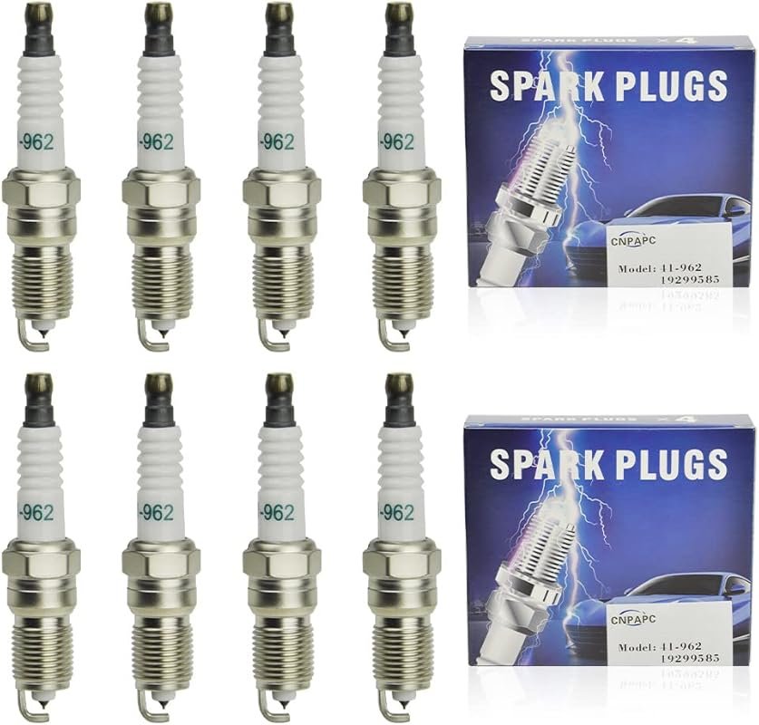 8Pcs Iridium Spark Plugs 19299585 for Chevy, GMC, Cadillac, Silverado 