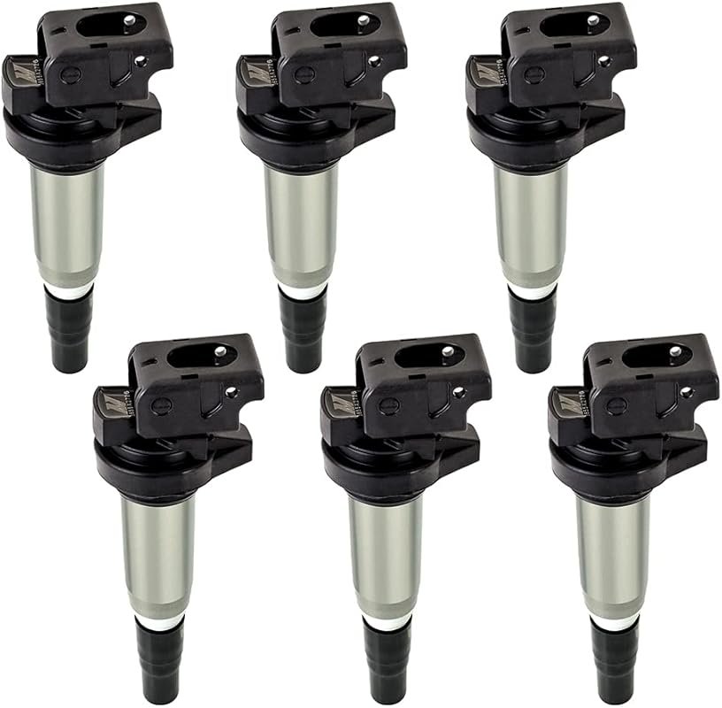 Mishimoto Compatible Set of 6 Ignition Coils for BMW M54, N20, N52, N5