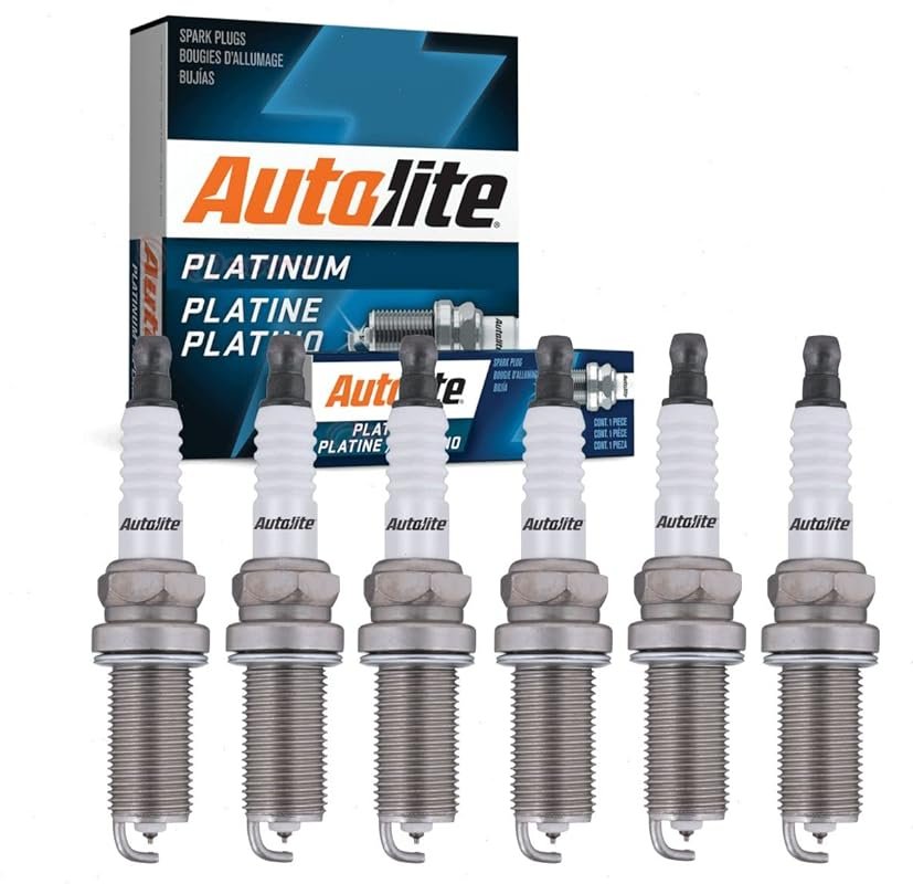 6-Pack Autolite Platinum Spark Plugs for Lexus IS250 (2006-2015)