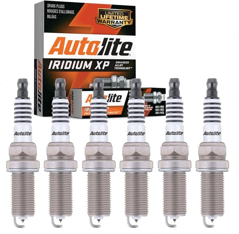 Autolite Iridium XP Spark Plugs (6-Pack) for Toyota Highlander 3.5L V6