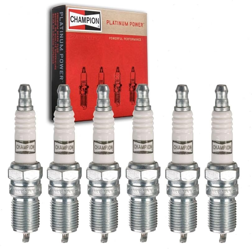 Champion Platinum Spark Plugs 6 Pack for Pontiac G6 3.5L V6 2005-2006