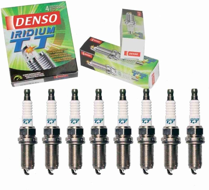 DENSO Iridium TT Spark Plugs (8-Pack) Compatible with Toyota Sequoia 4
