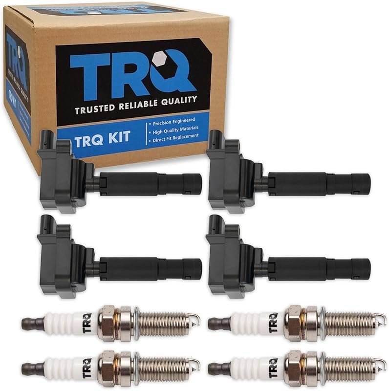TRQ Iridium Ignition Coil & Spark Plug Kit for 2012-2015 Mercedes-Benz