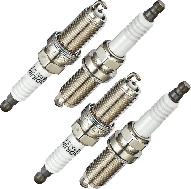 Set of 4 Iridium Spark Plugs for Hyundai Santa Fe, Tucson & Kia Forte 