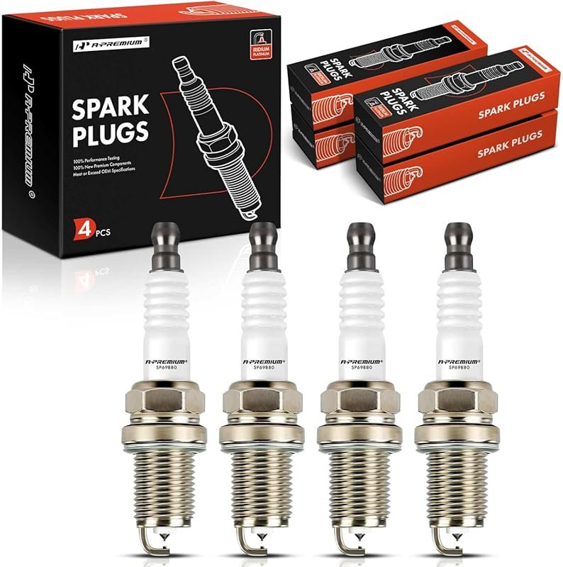 A-Premium Iridium Platinum Spark Plugs for Honda Civic, S2000 & Acura