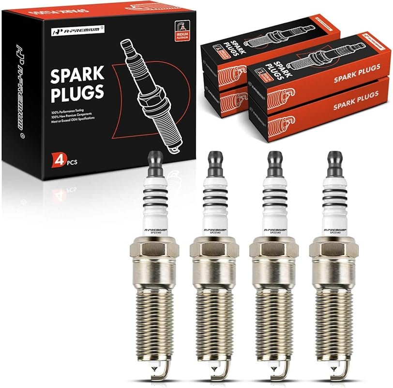 A-Premium Iridium Platinum Spark Plugs Pack of 4 for Chrysler PT Cruis