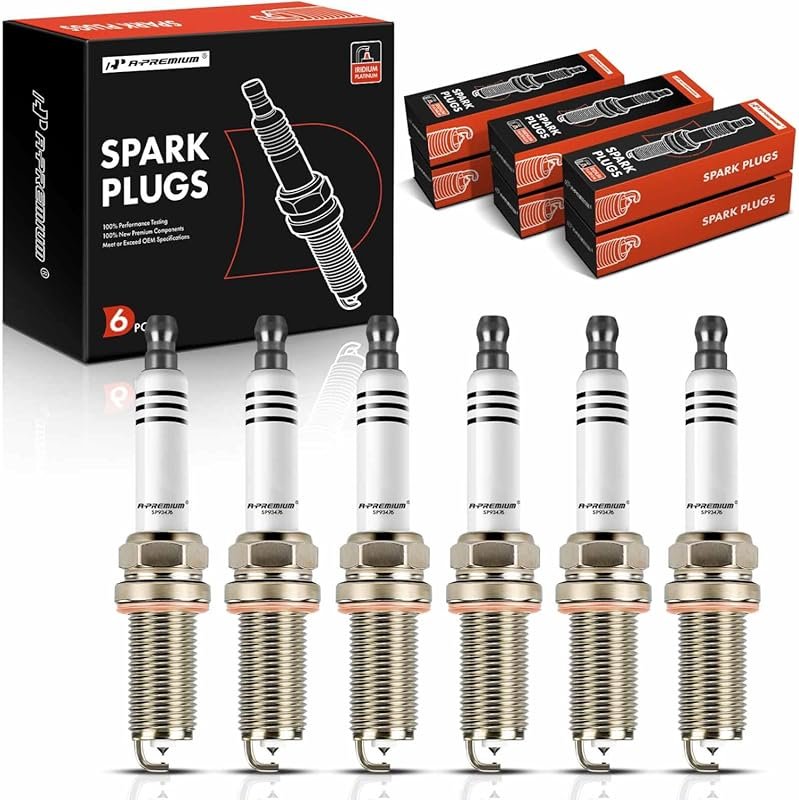 A-Premium Iridium Platinum Spark Plugs for Land Rover, Discovery, Rang