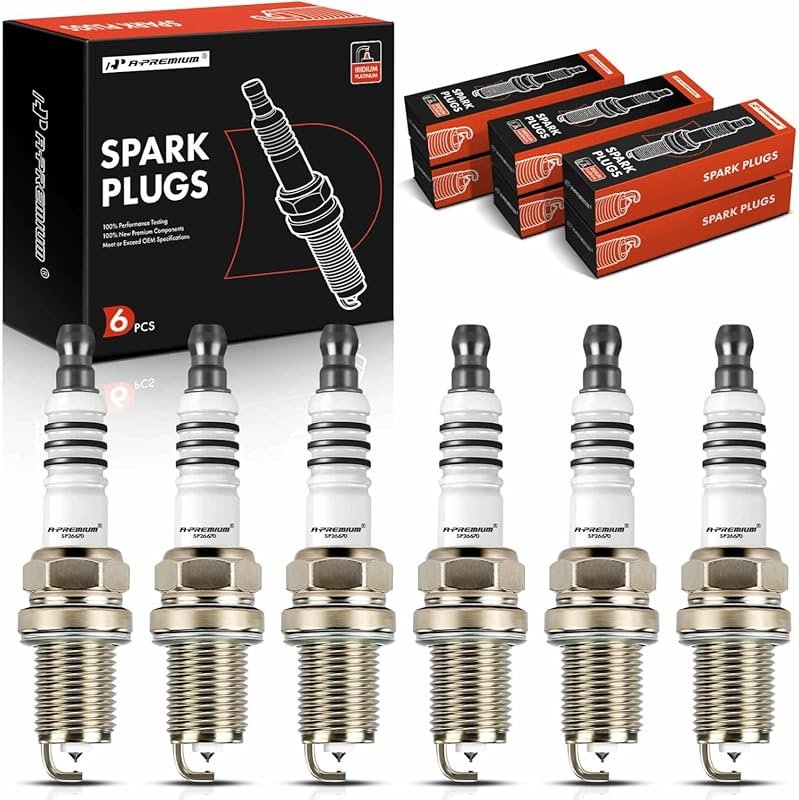 A-Premium Iridium Platinum Spark Plugs for Porsche Cayman, 911, Boxste