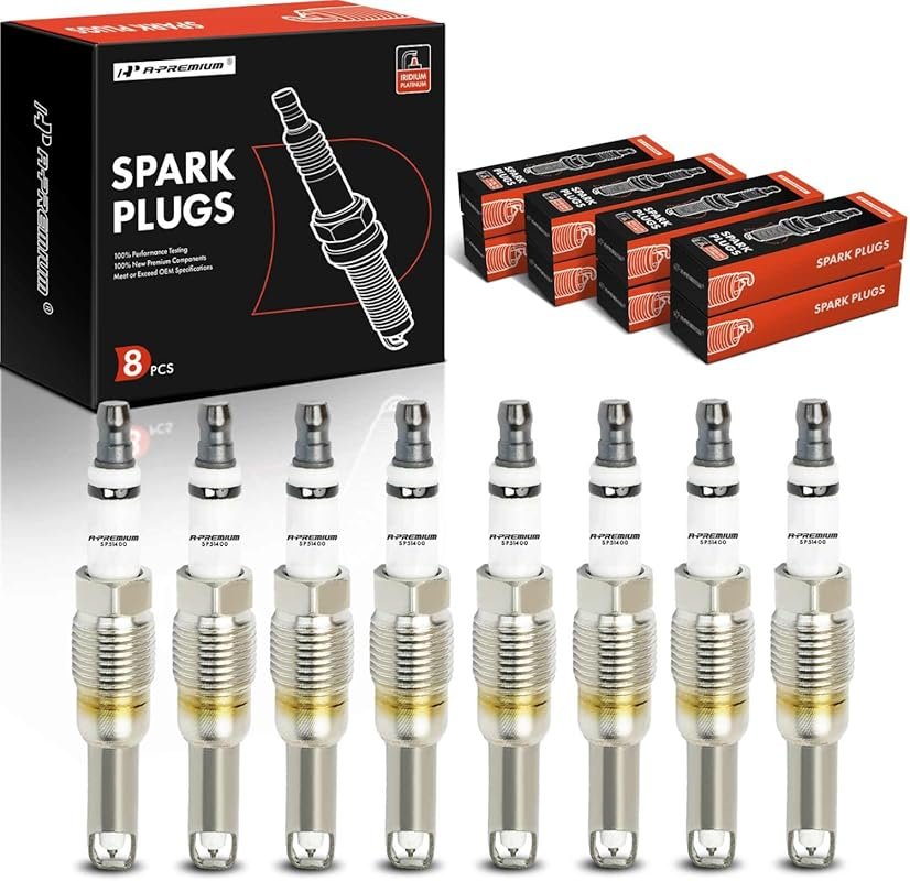 A-Premium Iridium Spark Plugs V8 4.6L for Ford Mustang, Explorer & Mor