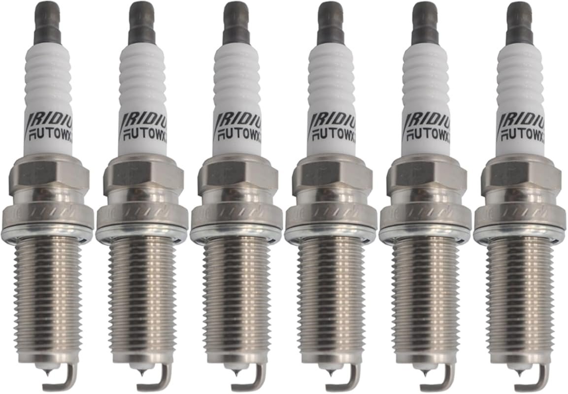 Autowxjq Iridium Spark Plugs 6pcs - Toyota Camry, Lexus ES350, RX350 &