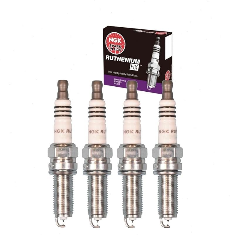 NGK Ruthenium HX Spark Plugs for Nissan Rogue 2.5L L4 2008-2018