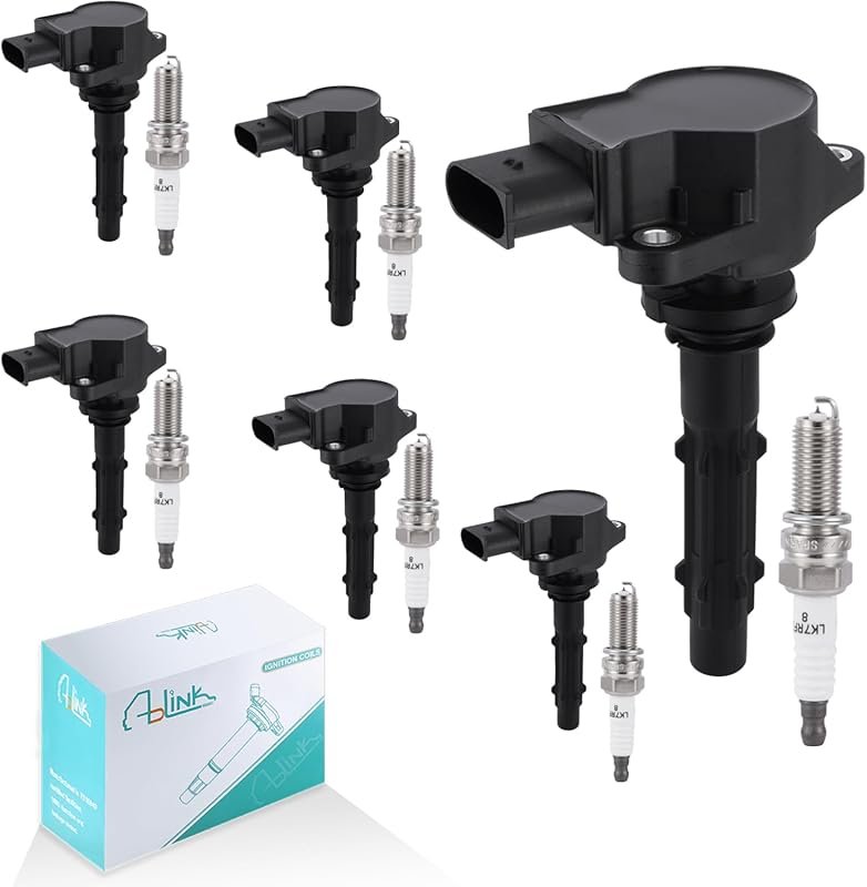 UF535 Ignition Coil Pack with 95983 Spark Plugs for Mercedes C230-C350