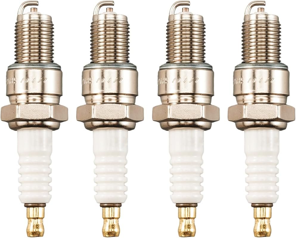 Torchbeam BPR6ES Nickel Spark Plugs 4PCS for Nissan, Porsche, MG MGB &