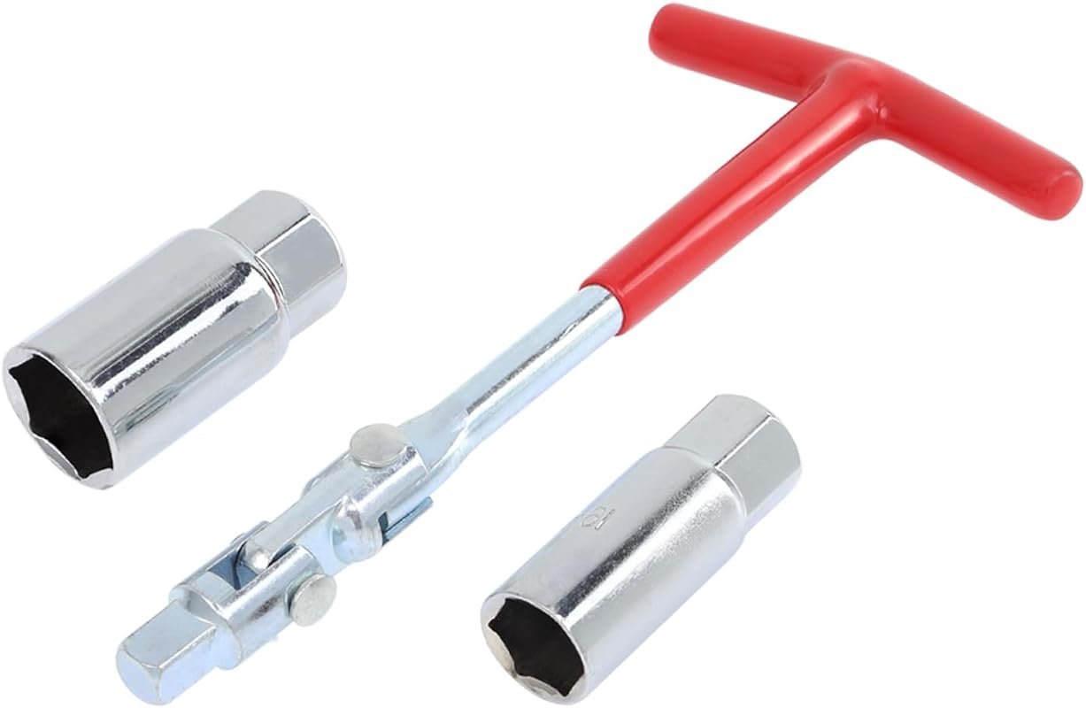 T-Handle Universal Spark Plug Socket Wrench Set 16mm 5/8