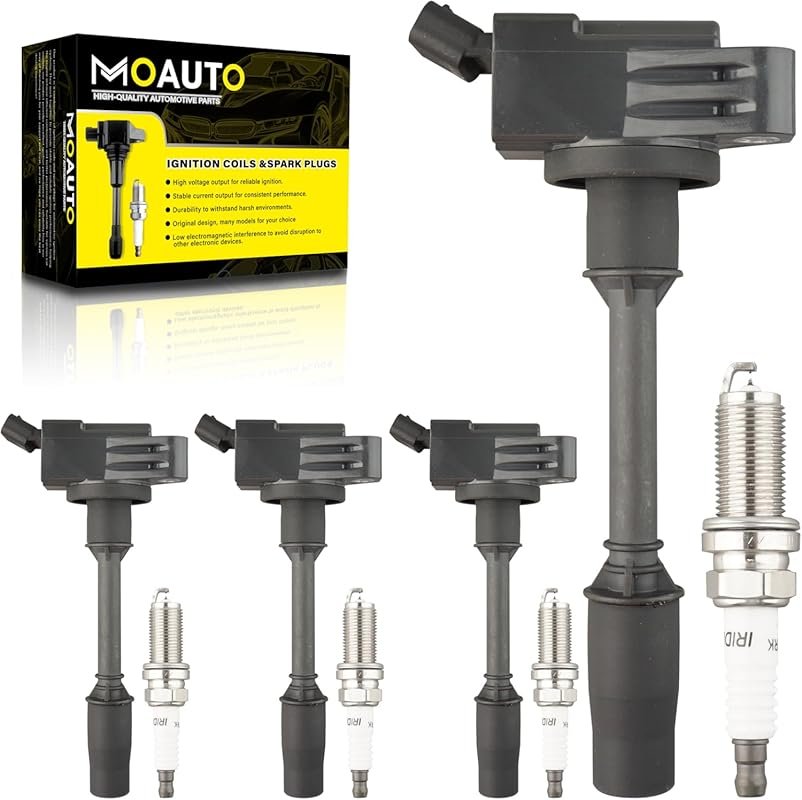 Set of 4 UF916 Ignition Coils & Iridium Spark Plugs for Lexus 2.0L L4 (GS300, IS300, NX300)