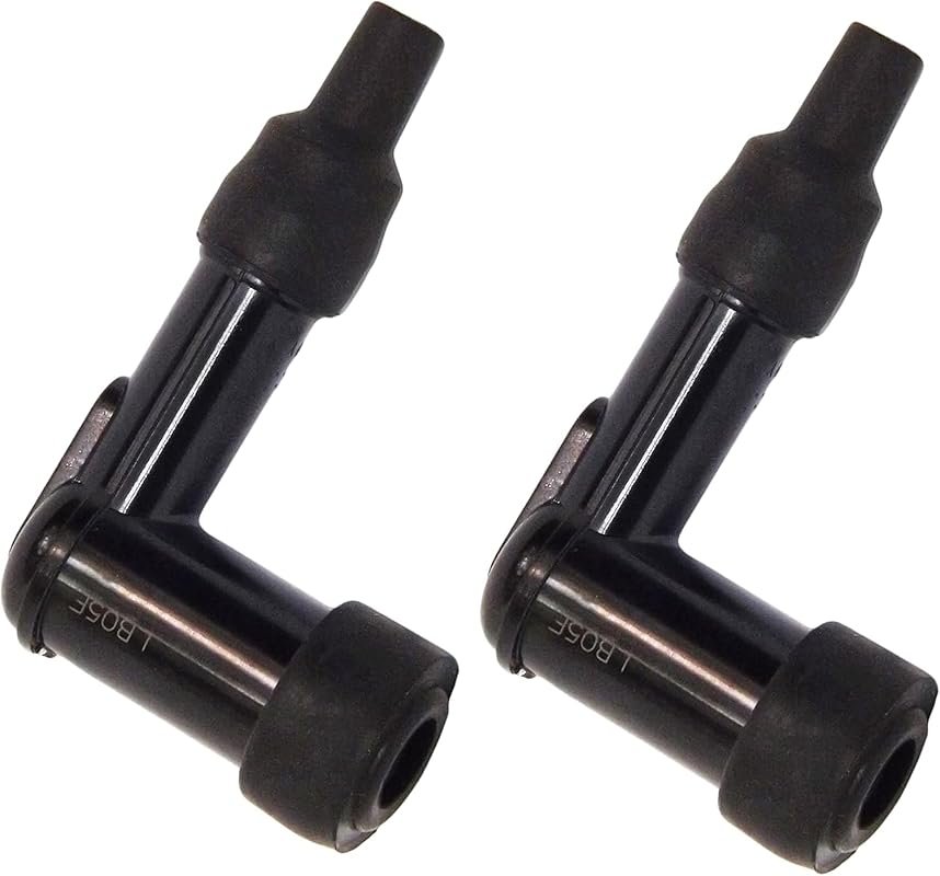 LB05F&LD05FP Spark Plug Caps (2-Pack) – 5K Ohm, 14mm Thread, 90° Angle