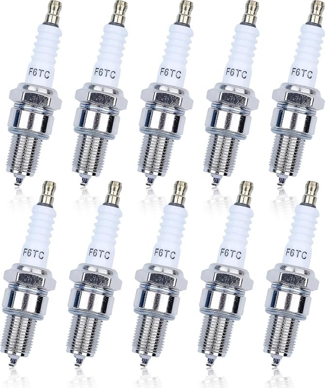 F6TC Spark Plugs for Honda GX160 GX200 GX390 Lawnmower Engines NGK BP6
