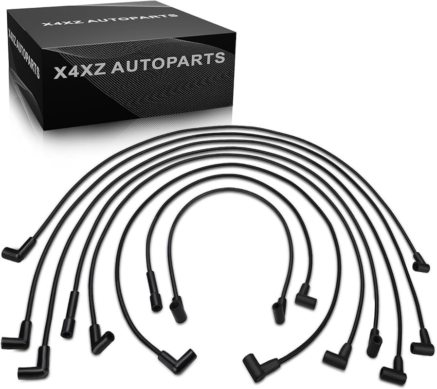 8PCS 9608N Spark Plug Wire Set for GM SBC 305 350 V8 V6 Engines