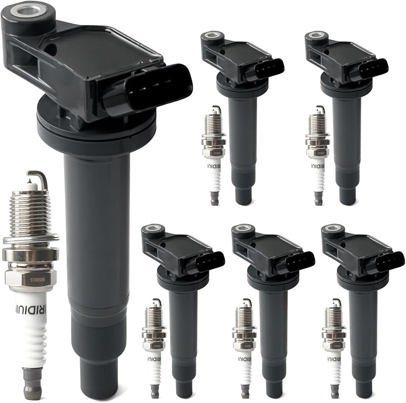 Ignition Coil Pack & Iridium Plugs UF267 for Toyota Avalon Camry Highl