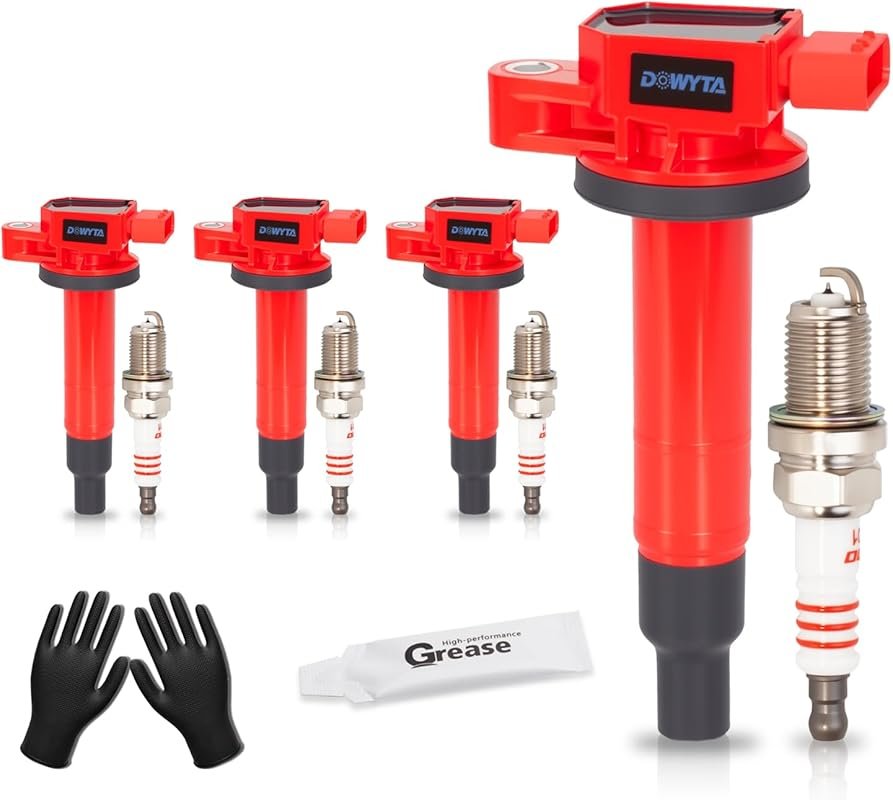 Upgraded Coil Pack and Spark Plugs for Toyota Prius Yaris Echo Scion X