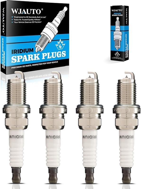 Iridium Spark Plugs 4 Pack OEM Replacement for Toyota Echo, Prius, Yar