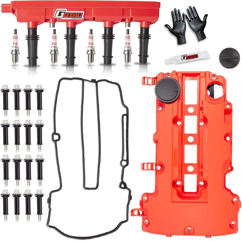 Upgraded Ignition Coil Spark Plug Valve Cover Gasket Kit for Chevy Cru
