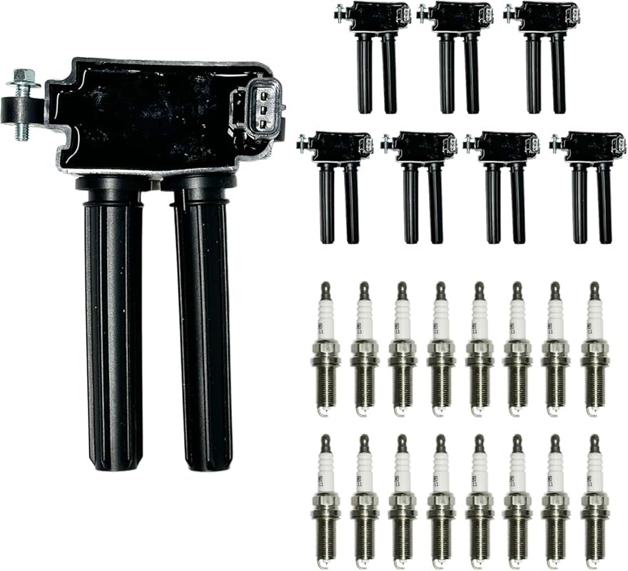 Ignition Coil & Spark Plug Kit for Ram 1500 5.7L 6.2L 6.4L, Jeep Grand