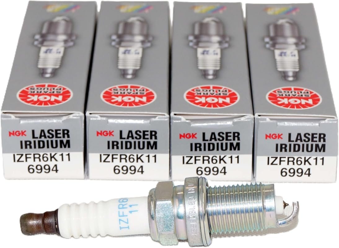 NGK IZFR6K11 Laser Iridium Spark Plugs 4 Pack High Performance Replace