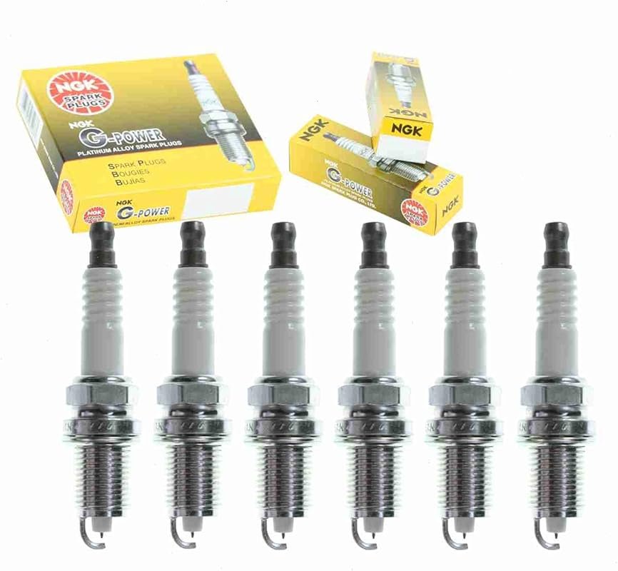 NGK G-Power Spark Plugs 6-Piece Set Designed for Jeep Liberty 3.7L V6 