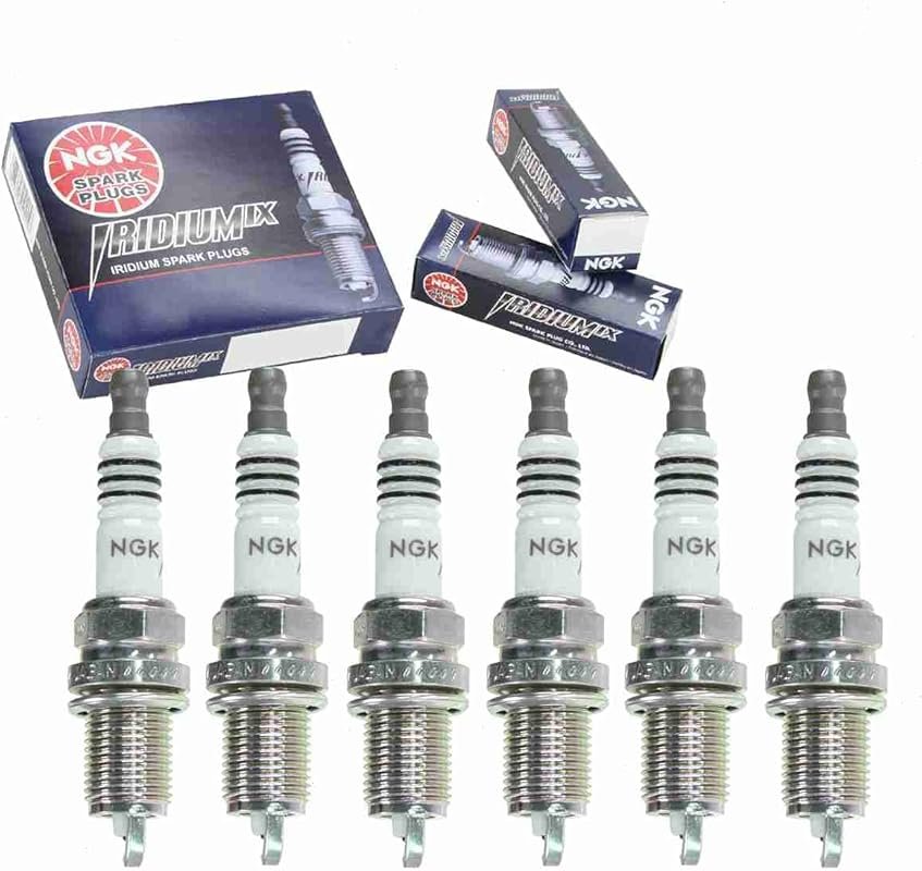 NGK Iridium IX Spark Plugs 6-Piece Set for Jeep Liberty 3.7L V6 2002-2