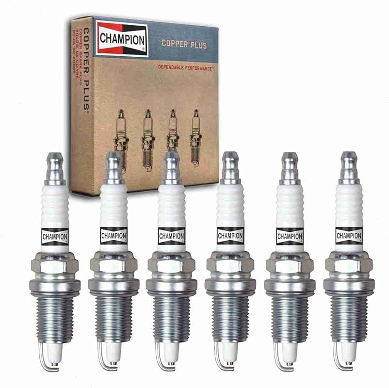 Champion Copper Plus Spark Plugs 6 Piece Set for Jeep Cherokee 4.0L L6