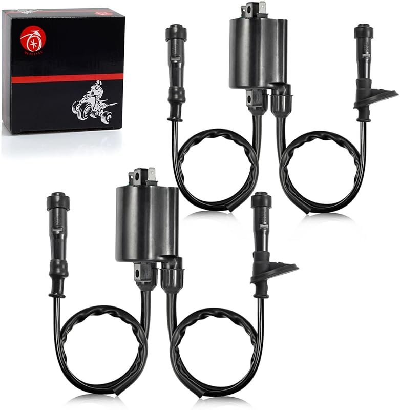 MOTO1988 Ignition Coil and Spark Plug Cap Set